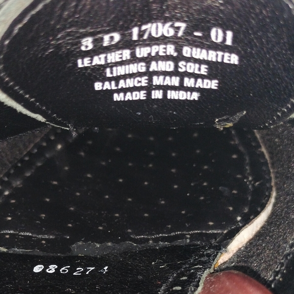 Florsheim 'Lexington Brogue' Black Patent Leather Lace-Up Oxford Sz. 8D EUC - Picture 12 of 16